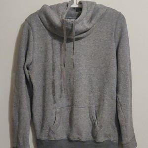 Scoop neck hoodie